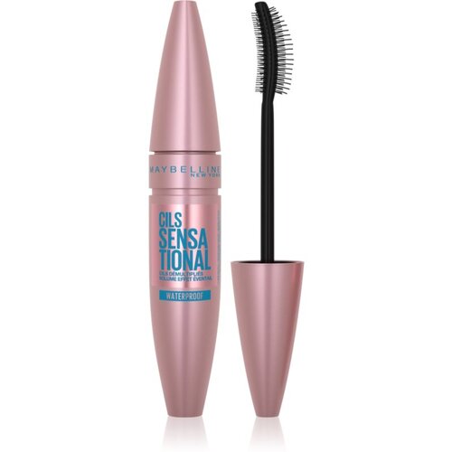 Maybelline Lash Sensational vodootporna maskara za produženje, uvijanje i volumen nijansa Black 9,4 ml Cijene