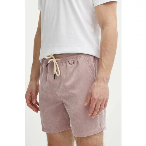 Picture Kratke hlače od samta Dalvik boja: ružičasta, MSH088