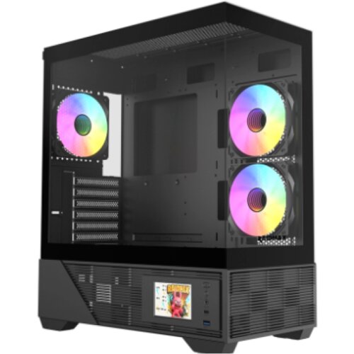 Raidmax kući&scaron;te infinita i803 argb black lcd ekran, i803BF Cene