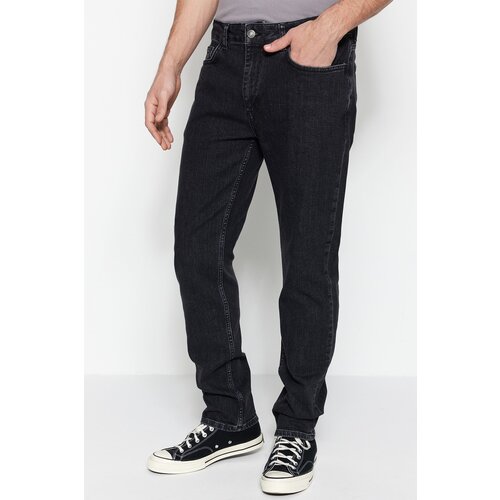Trendyol Jeans - Black - Straight Slike