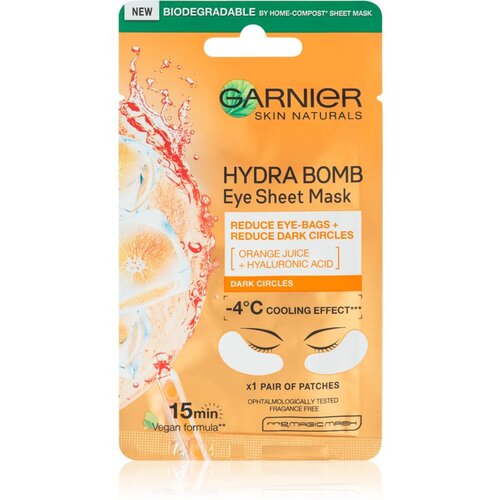Garnier Skin Naturals Moisture+ Fresh Look spodbujajoča maska za predel okoli oči 6 g Cene