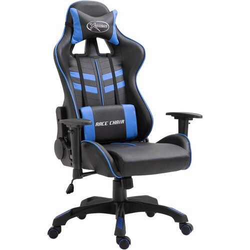 The Living Store Gaming stol modro umetno usnje - Gaming Stol, (21426598) Slike