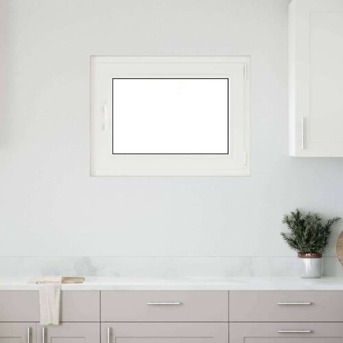  podrumski prozor RISOR 80x50 cm Okretno-nagibni DIN desni bijeli - Bijela 80 x 50 cm (dvoslojni) 1 Naginjanje i okretanje desn Slike