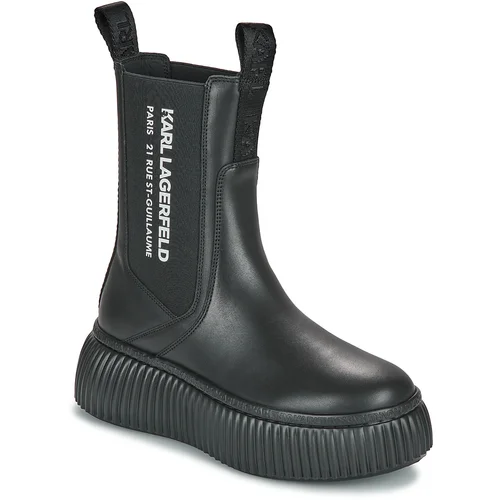 Karl Lagerfeld KREEPER LO Long Gore Boot Crna