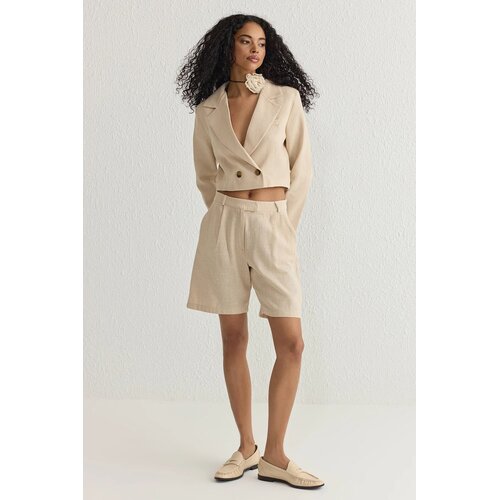 TRENDYOLMILLA Ženski &amp;scaron;orc TWOSS25SR00030, Bež Slike