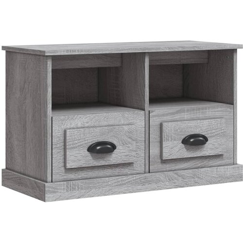 Maison Chic TV omarica - TV enota - Televizijska omarica siva sonoma 80x35x50 cm inženirski les, (21699670) Slike