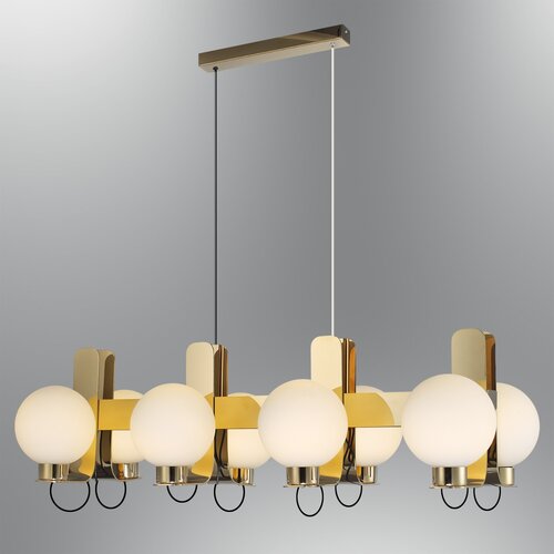 Opviq luster 3117-8AS-03, 95x38x120 cm, 8x40W, E27 Slike