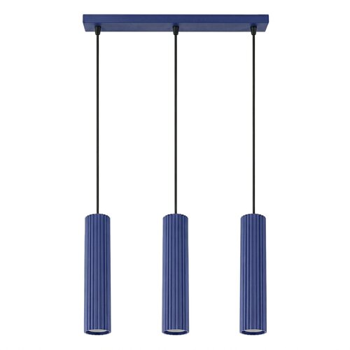 Sollux Lighting Viseča svetilka KARBON 3L ultramarin, (5000352121) Cene