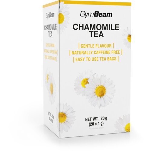 GymBeam čaj od kamilice 20 x 1 g Slike