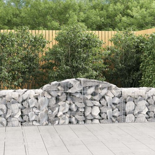  Lučne gabionske košare 5 kom 300x50x60/80 cm pocinčano željezo Cijene