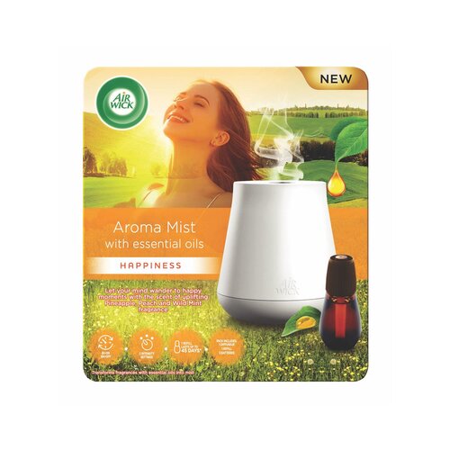 Air Wick Aroma Mist Happiness aroma difuzor s polnilom + baterija 20 ml Cene