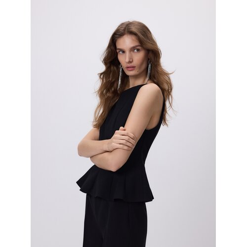 Reserved Bluza s peplumom - crno Cijene