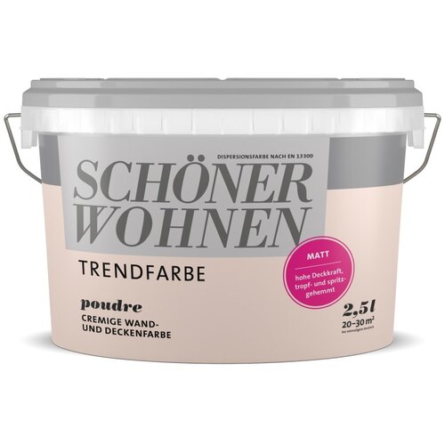 SCHÖNER WOHNEN Notranja disperzijska barva Schöner Wohnen Trend (2,5 l, poudre) Cene