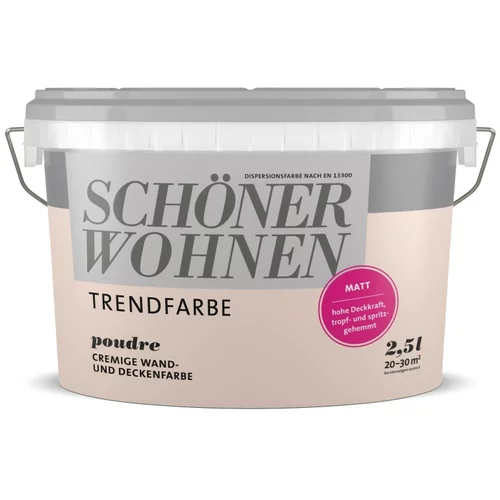 SCHÖNER WOHNEN Notranja disperzijska barva Schöner Wohnen Trend (2,5 l, poudre)
