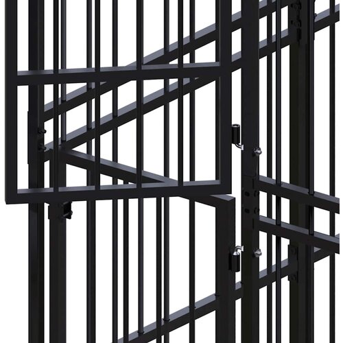  kavez za pse čelični 3,69 m&amp;sup2; Slike