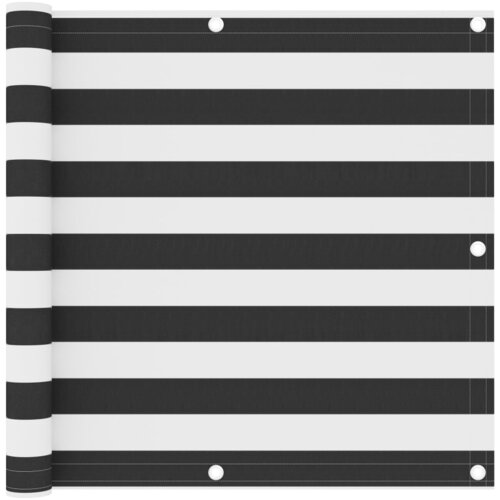 vidaXL Balkonsko platno antracitno in belo 90x300 cm oksford blago Cene