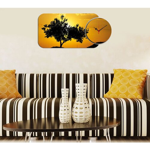 Wallity zidni sat YMS-14, 68x32 cm, 2 dela Cene