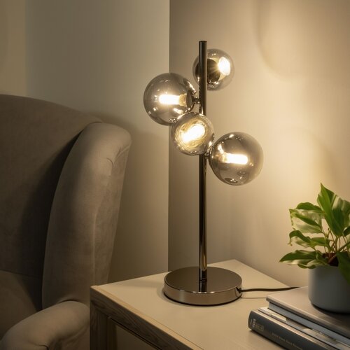 Brilagi zamensko staklo za luster, zidno svetlo i lampu mistel,milla prečnika 10 cm, zadimljeno Slike