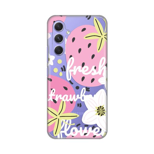  torbica silikonska print skin za samsung A546B galaxy A54 5G fresh pink Cene