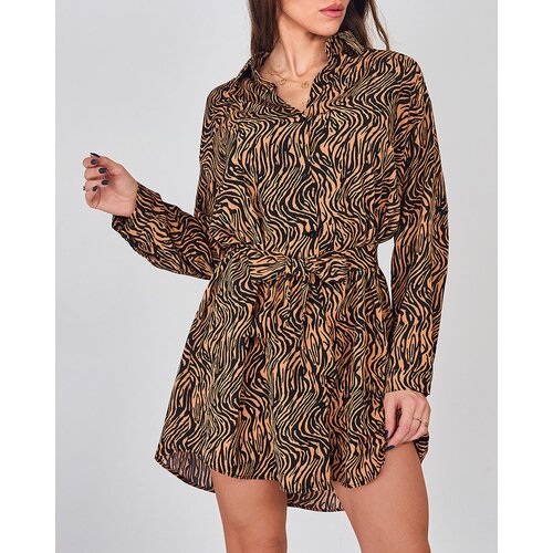 Resti women's mini dress in a'la zebra pattern Cijene