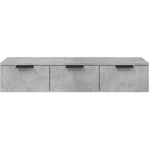  Zidni ormarić boja betona 102x30x20 cm od konstruiranog drva Slike