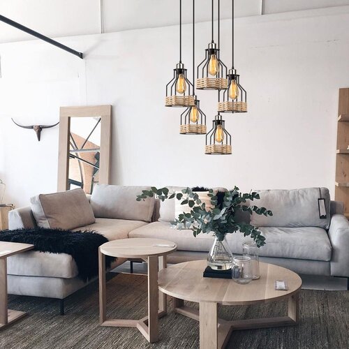 Opviq Fiko - 6576 Black Chandelier Slike