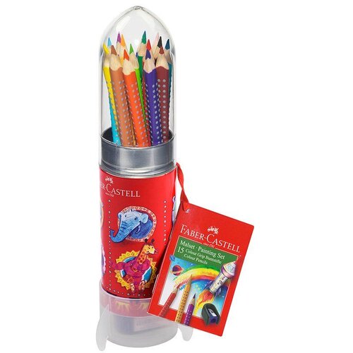 Faber-Castell Faber-Castell: Bojice u držaču oblika rakete, 15 kom, sa &scaron;iljilom Cijene