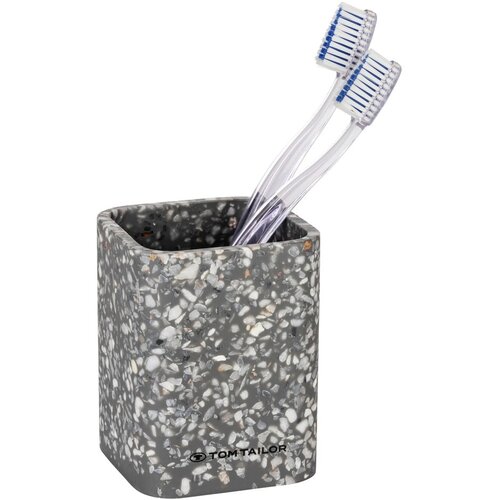 Wenko Siva ča&amp;scaron;a za četkice za zube od polyresina Tom Tailor T-Terrazzo &amp;ndash; Slike