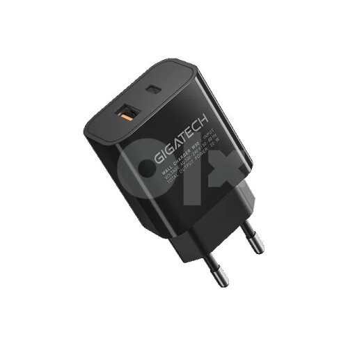 Univerzalni punjac za telefon Gigatech W30 USB i C izlaz 20W crni Cijene