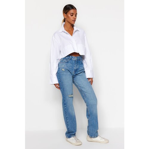 Trendyol Jeans - Blue - Straight Cijene