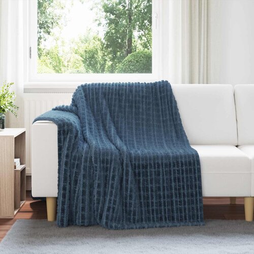  Pokrivači za bacanje 6 pcs Mornarsko plava 200 x 150 cm Runo Cijene