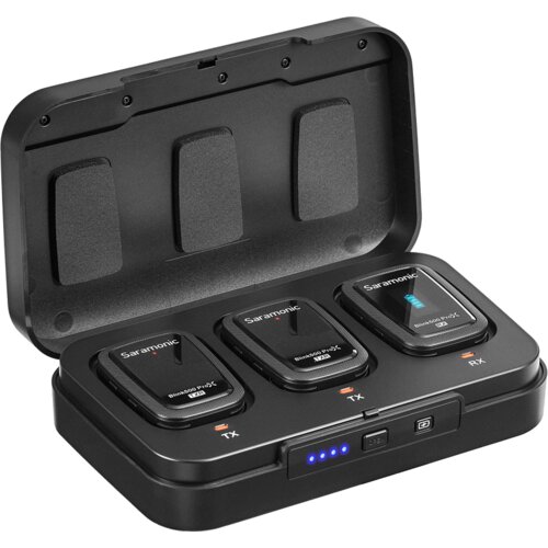 Saramonic Blink 500 ProX B2R 2.4GHz Dual-Channel Wireless Microphone System with Charging Case Slike