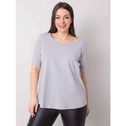 BASIC Feel Good T-shirt-RV-TS-6330.92P-light grey Cijene