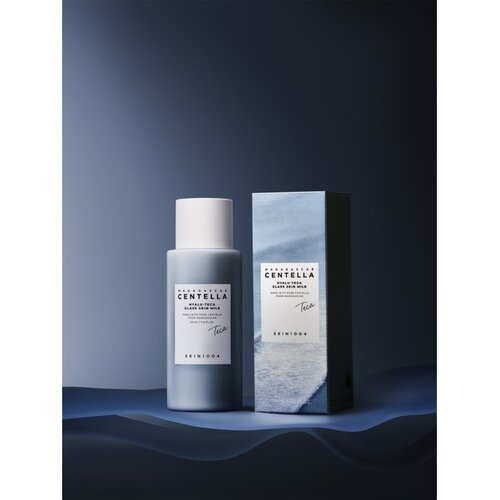 SKIN1004 Madagascar Centella Hyalu-Teca Glass Skin Milk mlečni tonik za osvetljevanje kože in hidratacijo 210 ml Slike