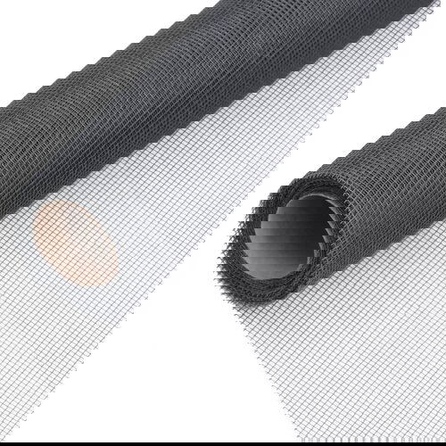 VidaXL Mrežasti zaslon od stakloplastike 80 x 2000 cm sivi Slike