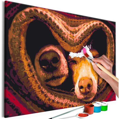  Slika za samostalno slikanje - Lovely Dogs 60x40 Cijene