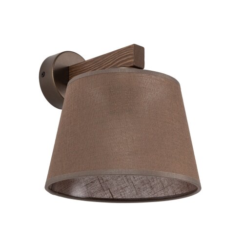  Brilagi - Zidna lampa LATTE 1xE27/15W/230V borovina/smeđa Slike