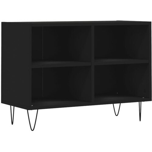 Maison Chic TV omarica - TV enota - Televizijska omarica črna 69,5x30x50 cm inženirski les, (21699909) Slike