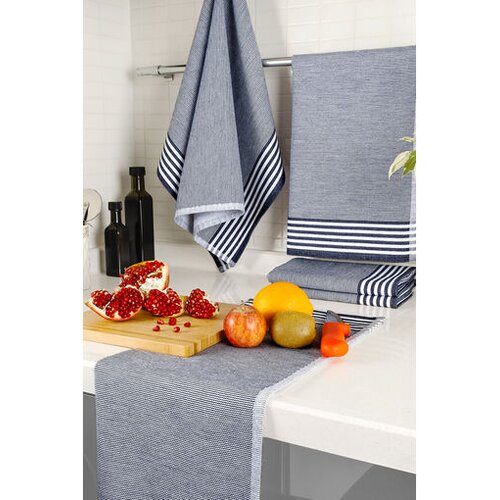 Lessentiel Maison Set od 5 kuhinjskih krpa tamnoplave boje Cijene