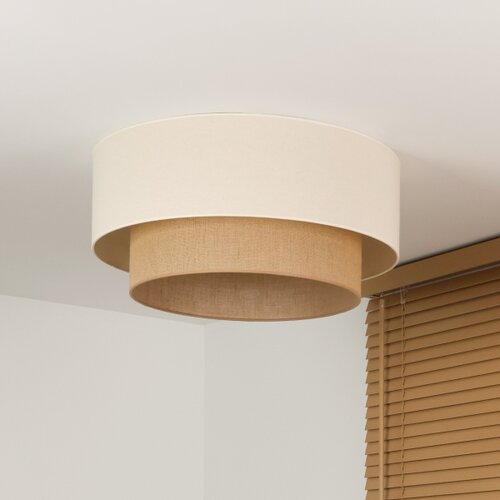  duolla - plafonsko svetlo boho 3xE27/15W/230V, prečnik 60 cm, krem/bež Slike