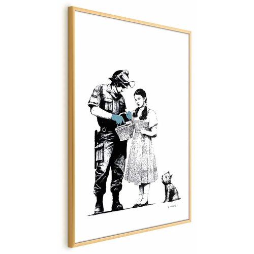  Plakat - Dorothy and the Policeman 60x90 Zlatni okvir Cene
