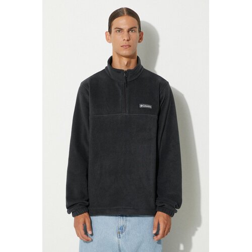 Columbia Dukserica od flisa Steens Mountain Half Zip boja: crna, bez uzorka, 1620191 Slike
