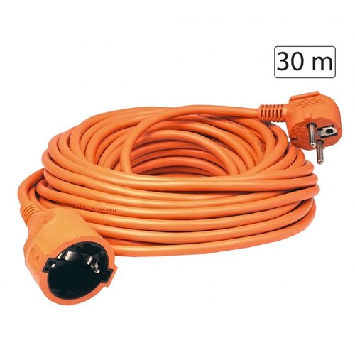 Home Produžni strujni kabel 1 utičnica, 30m, H05VV-F, orange Cijene