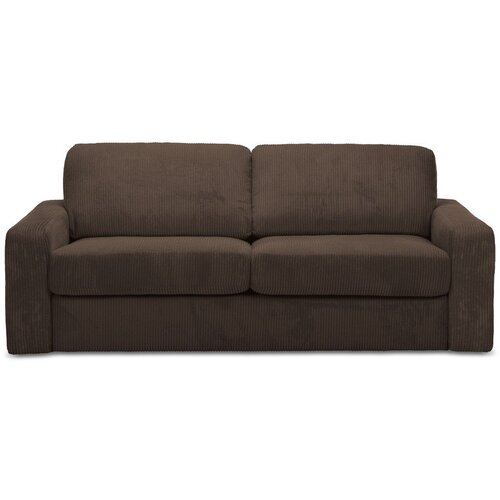 Makamii Smeđa sklopiva sofa od samta 195 cm Nona – Cene