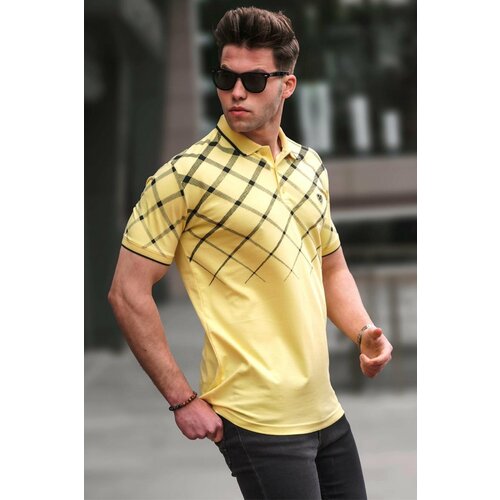 Madmext Polo T-shirt - Yellow - Regular fit Slike
