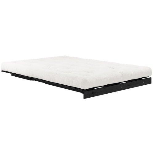 Karup Design Kremno bela raztegljiva sedežna garnitura 140 cm Roots Black Night &amp;ndash; Slike