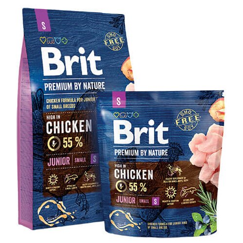 Brit Premium by Nature Junior S - hrana za &scaron;tence malih rasa sa piletinom (3kg, 8kg) 3kg Cene