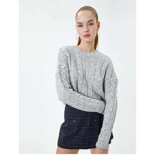 Koton Crop Hair Knit Sweater Cene
