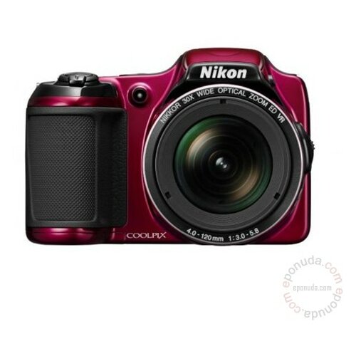 Nikon Coolpix L820 Red digitalni fotoaparat Slike