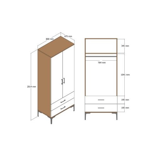 Hanah home ormar Kumsal T 845HCT5417 Slike
